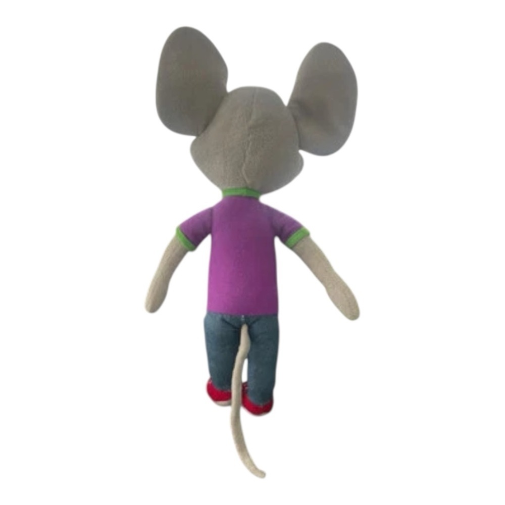 Chuck E Cheese Plush Toy Mascot Mouse 13" Purple Shirt Iconic Birthday Party - Picture 4 of 5